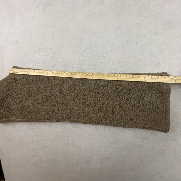 Skims Desert Teddy Track Pants Womens Small Brown Sherpa High Pile Fleece - Picture 7 of 11